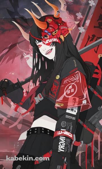 刀を持った女性 / YAIBA / かっこいいのAndroidの壁紙(360px x 592px) スマホ用