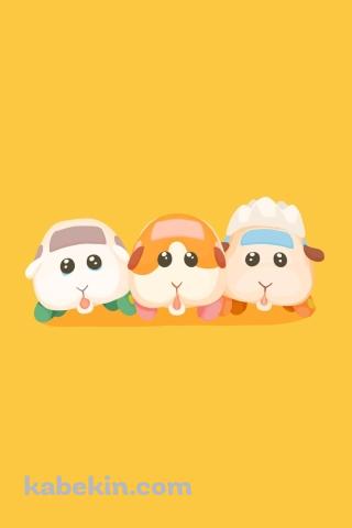 PUI PUI モルカーのAndroidの壁紙(320px x 480px) スマホ用