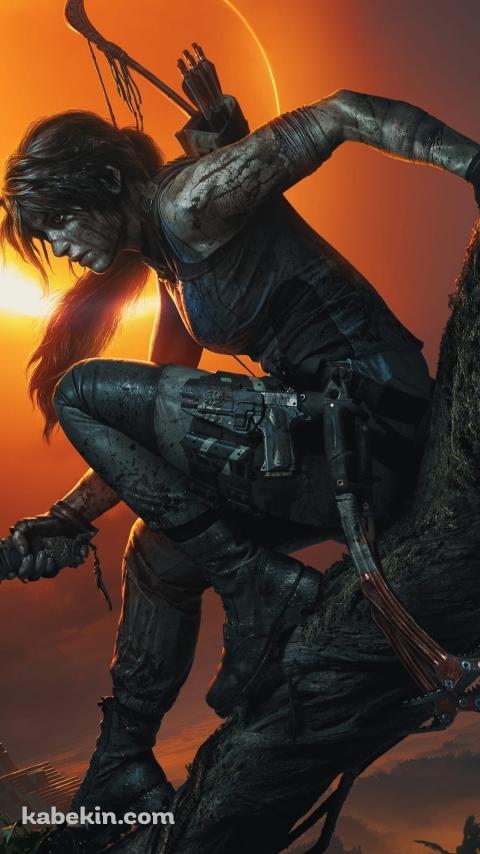 トゥームレイダー ララ・クロフトのAndroidの壁紙(480px x 854px) スマホ用