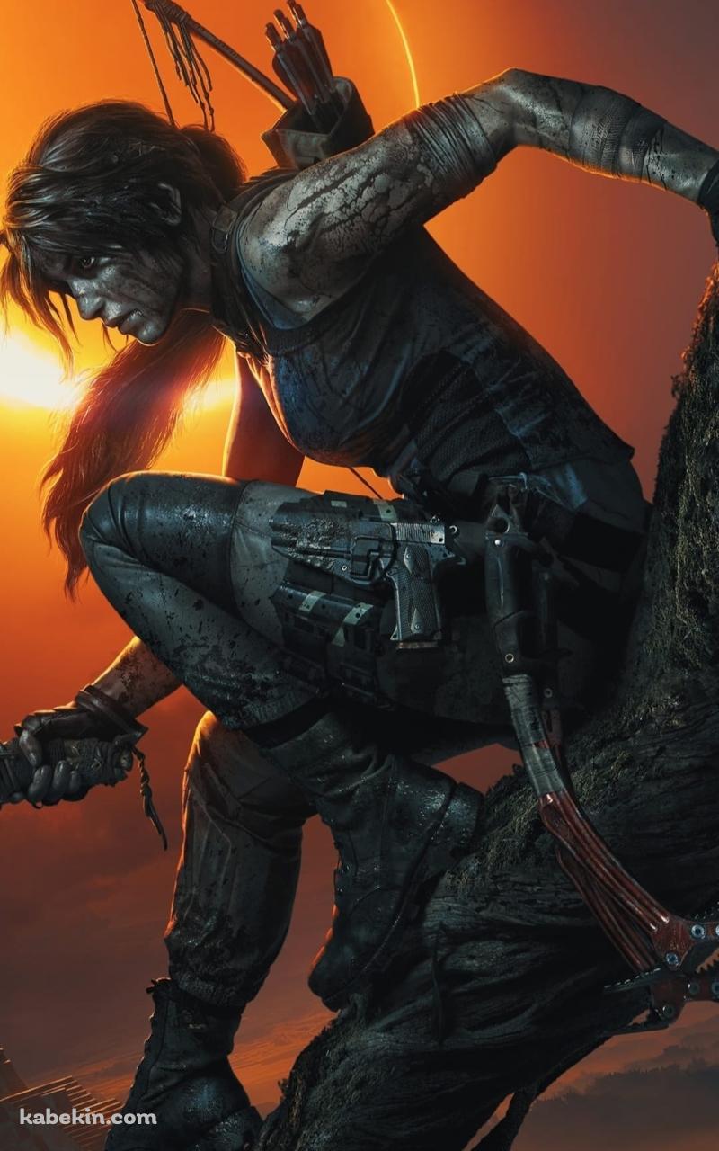 トゥームレイダー ララ・クロフトのAndroidの壁紙(800px x 1280px) スマホ用