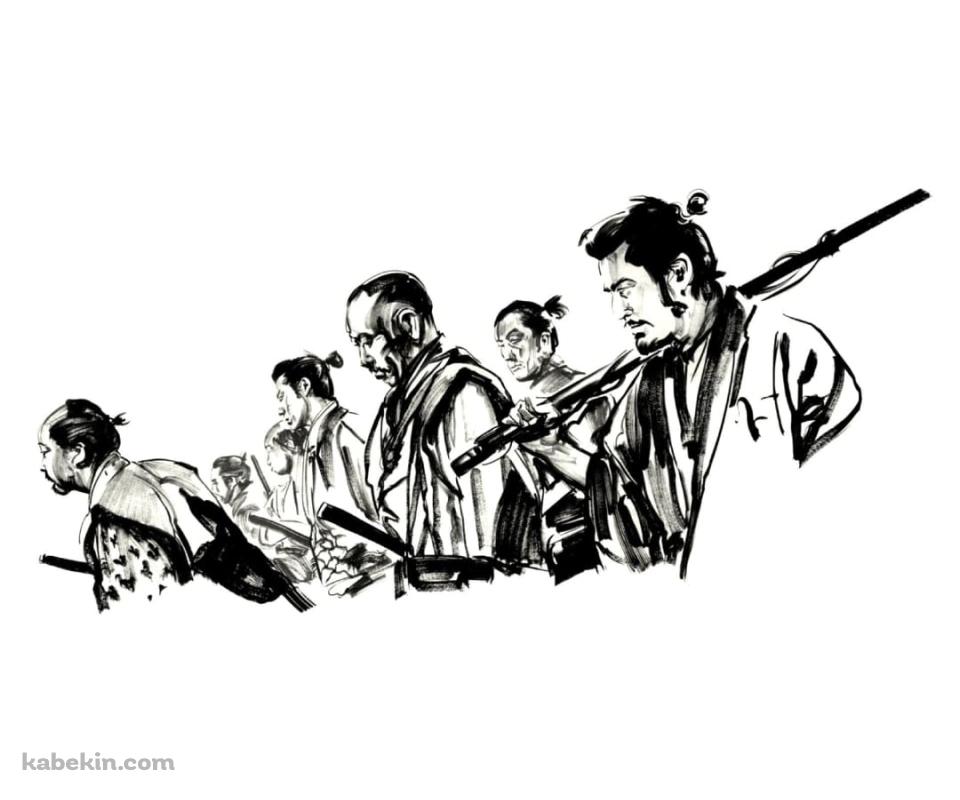 七人の侍 / 黒澤明 / 三船敏郎のAndroidの壁紙(960px x 800px) スマホ用