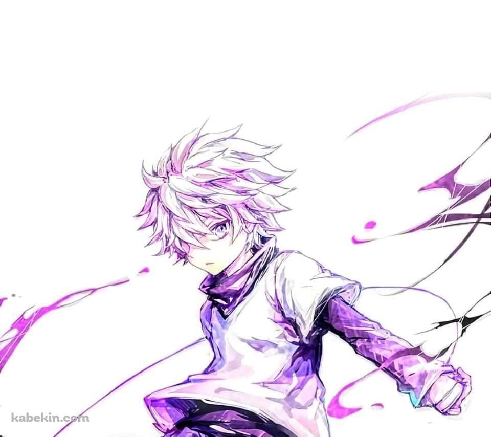 かっこいいキルア / ハンターハンター / 紫のAndroidの壁紙(960px x 854px) スマホ用