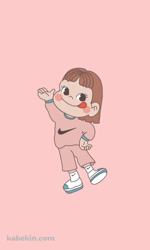 ペコちゃん NIKEのAndroidの壁紙(480px x 800px) スマホ用