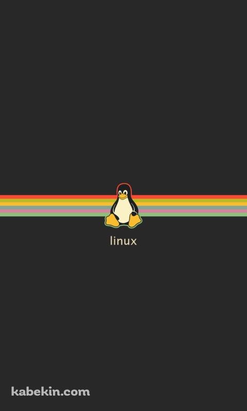linux リナックス ペンギンのAndroidの壁紙(480px x 800px) スマホ用
