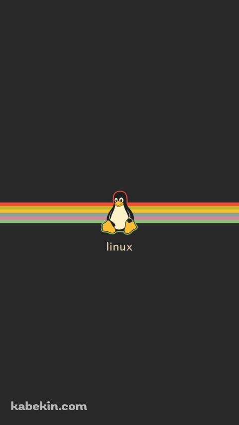 linux リナックス ペンギンのAndroidの壁紙(480px x 854px) スマホ用
