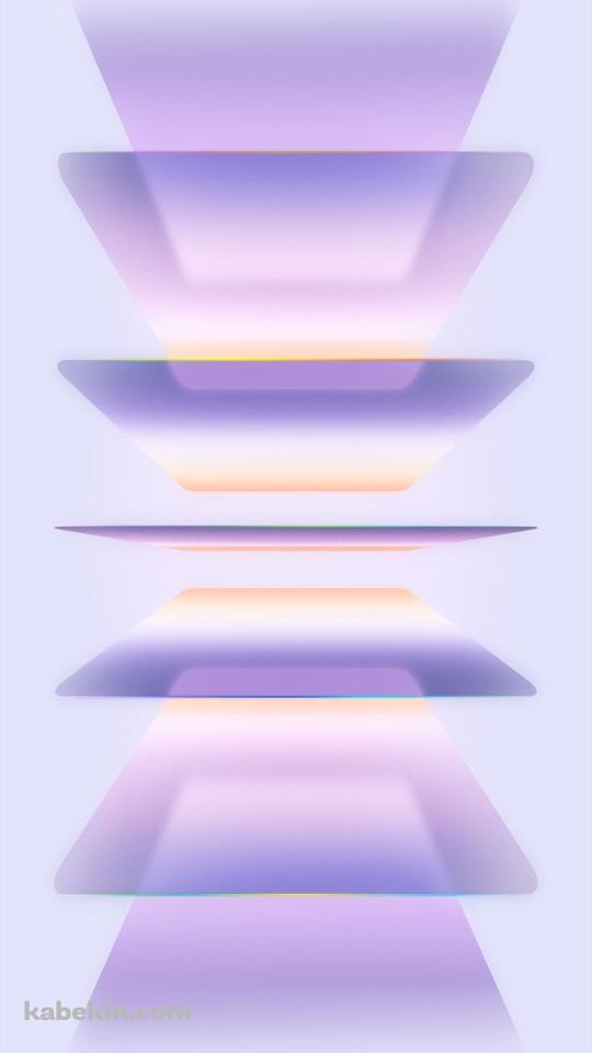 複数枚の薄紫のガラスのAndroidの壁紙(540px x 960px) スマホ用