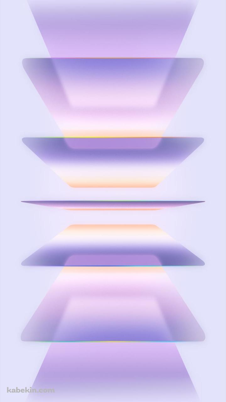 複数枚の薄紫のガラスのAndroidの壁紙(720px x 1280px) スマホ用