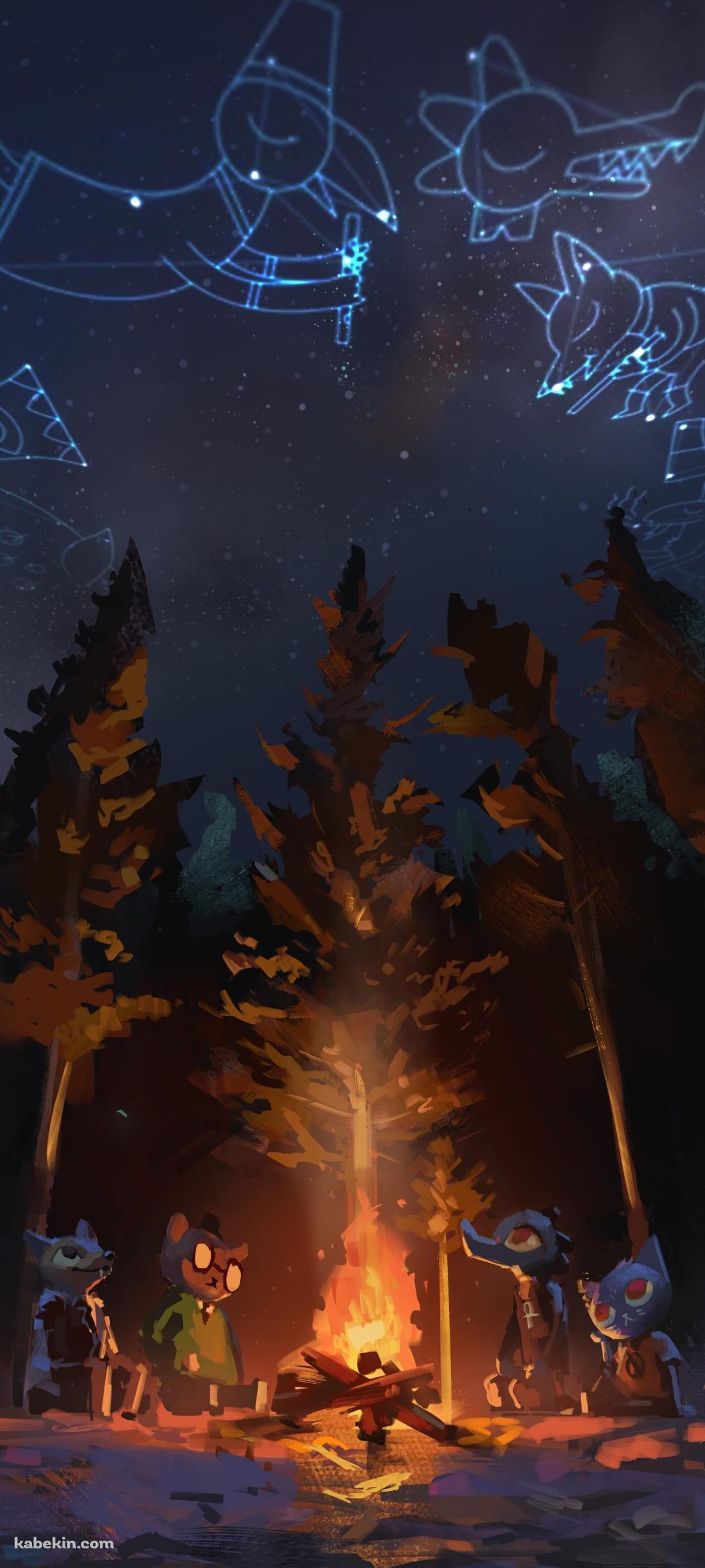 ナイト・イン・ザ・ウッズ / NIGHT IN THE WOODSのAndroidの壁紙(1080px x 2400px) スマホ用