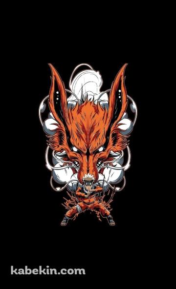 NARUTO / 九喇嘛 / 尾獣 / ファンアートのAndroidの壁紙(360px x 592px) スマホ用