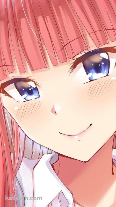 かわいい中野 二乃 / 五等分の花嫁 / イラストのAndroidの壁紙(480px x 854px) スマホ用