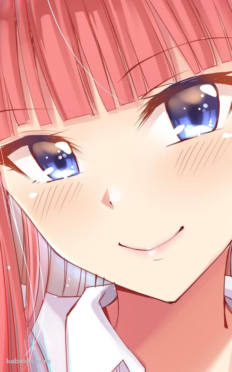 かわいい中野 二乃 / 五等分の花嫁 / イラストのAndroidの壁紙(800px x 1280px) スマホ用