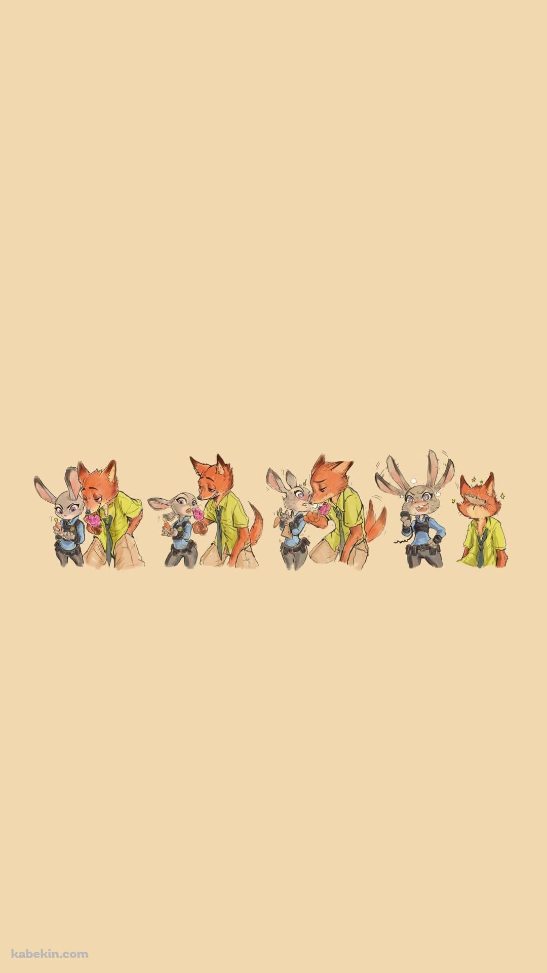 ズートピアのAndroidの壁紙(1080px x 1920px) スマホ用
