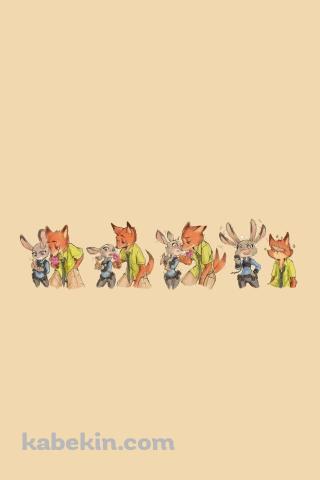 ズートピアのAndroidの壁紙(320px x 480px) スマホ用