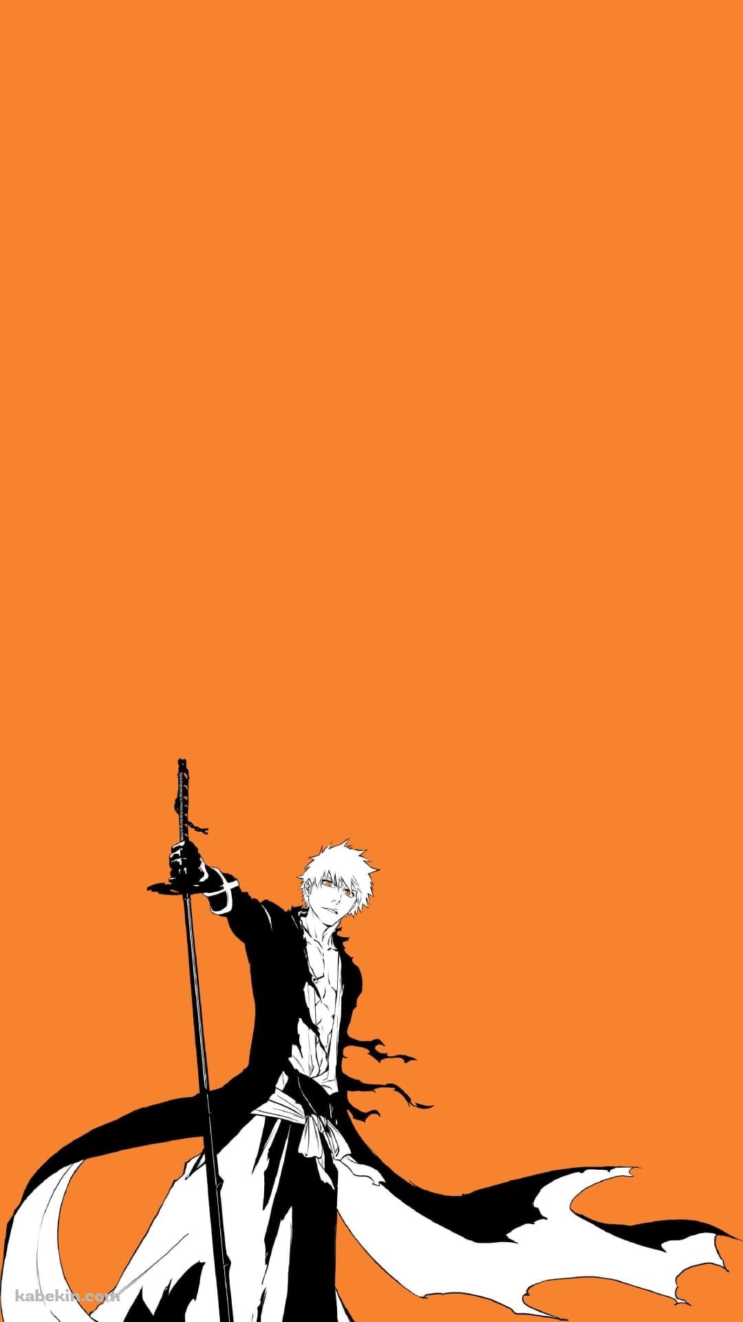 黒崎一護 / BLEACH / オレンジ / ファンアートのAndroidの壁紙(1080px x 1920px) スマホ用