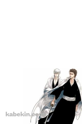藍染惣右介と市丸ギン / BLEACHのAndroidの壁紙(320px x 480px) スマホ用
