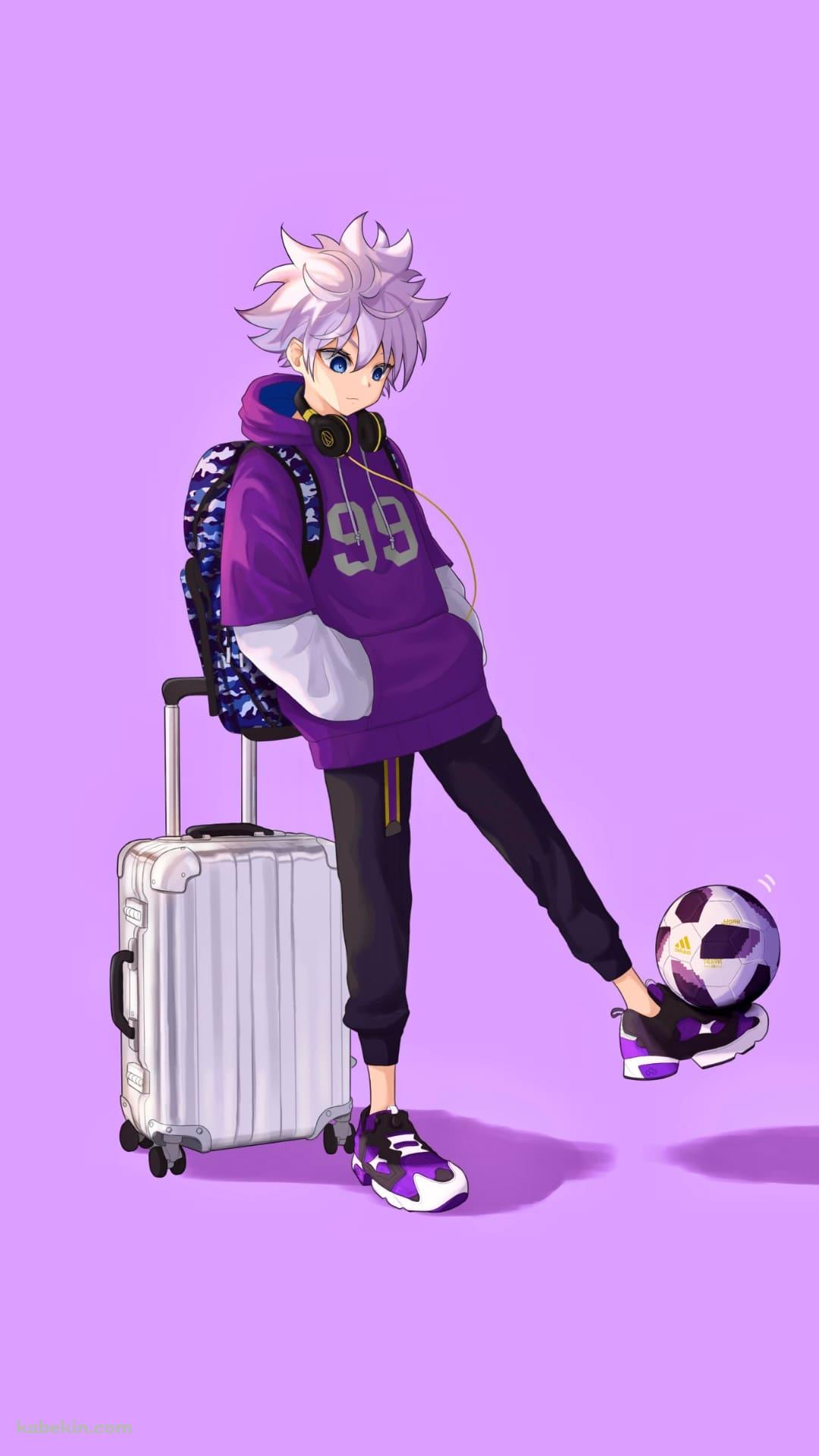 リフティングするキルア / HUNTER×HUNTERのAndroidの壁紙(1080px x 1920px) スマホ用
