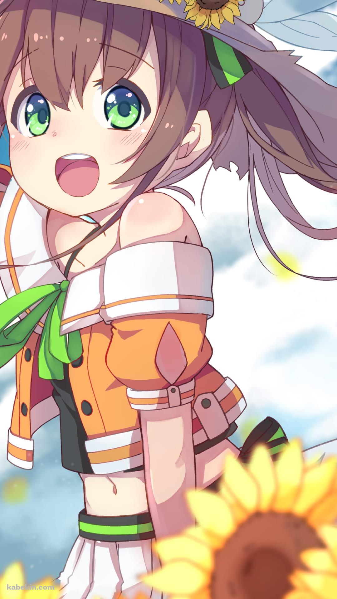 かわいい夏色まつり / バーチャルYouTuber / ホロライブのAndroidの壁紙(1080px x 1920px) スマホ用