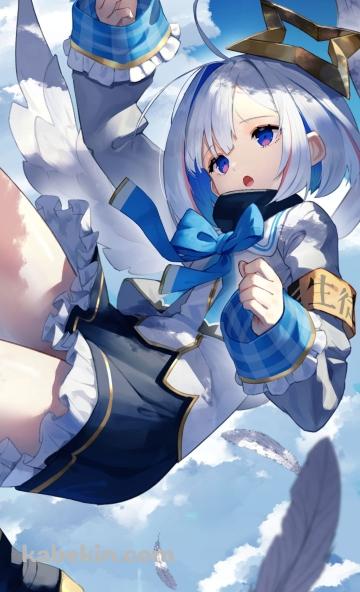 かわいい天音かなた / バーチャルYouTuber / ホロライブのAndroidの壁紙(360px x 592px) スマホ用