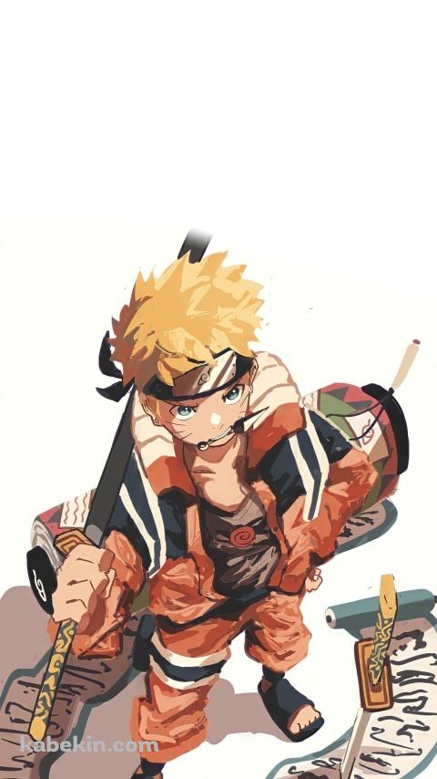 かっこいいナルト / 巻物 / NARUTO / ファンアートのAndroidの壁紙(480px x 854px) スマホ用