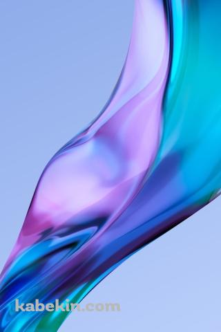 青と紫の液状の背景のAndroidの壁紙(320px x 480px) スマホ用