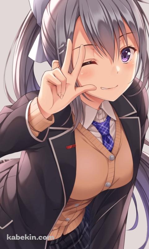 かわいい樋口 楓 / Vtuber / でろーん / ファンアート / バーチャルYouTuber / にじさんじのAndroidの壁紙(480px x 800px) スマホ用