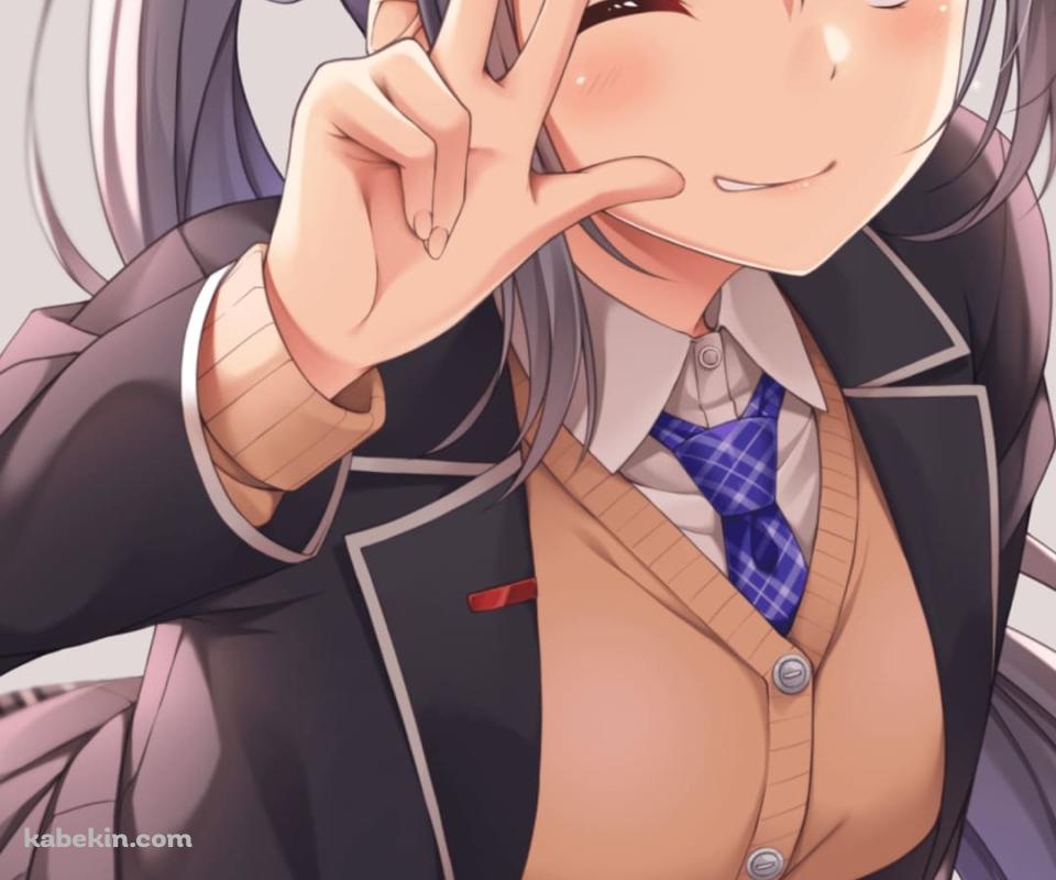 かわいい樋口 楓 / Vtuber / でろーん / ファンアート / バーチャルYouTuber / にじさんじのAndroidの壁紙(960px x 800px) スマホ用