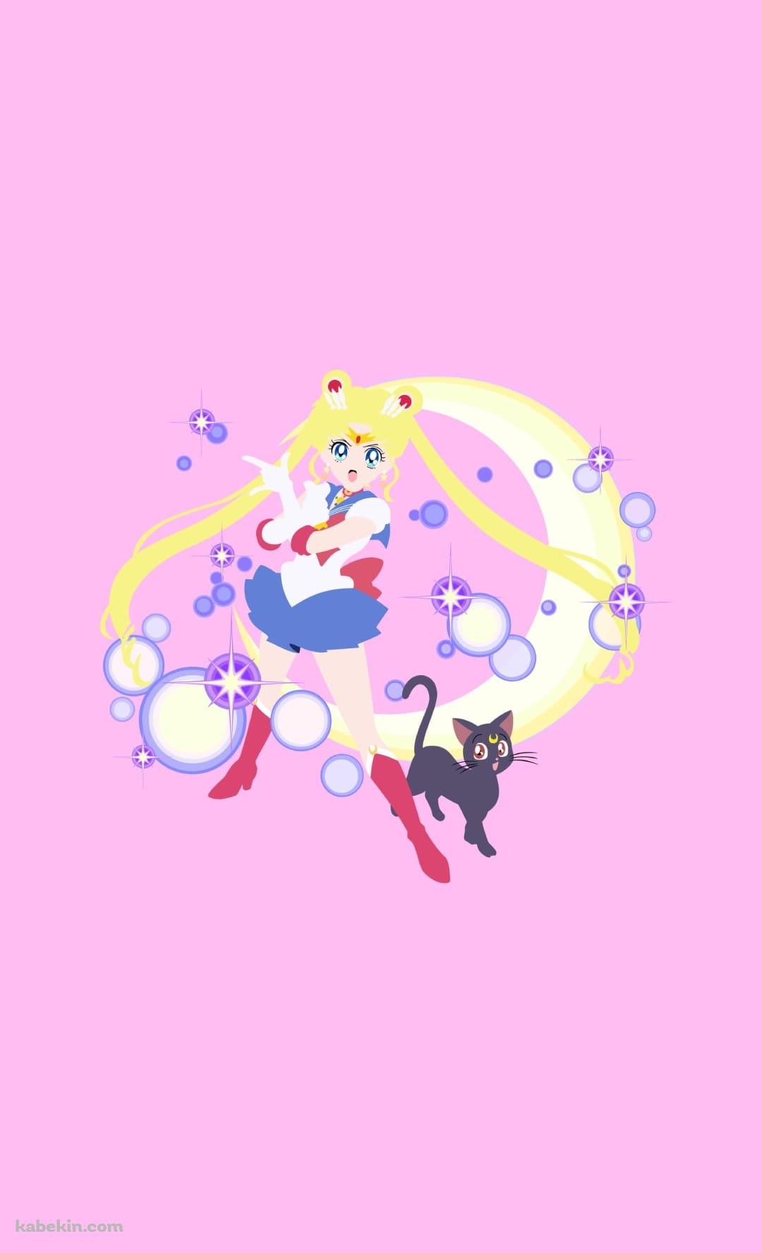セーラームーン / 月野うさぎ / ルナ / ベクターのAndroidの壁紙(1080px x 1776px) スマホ用