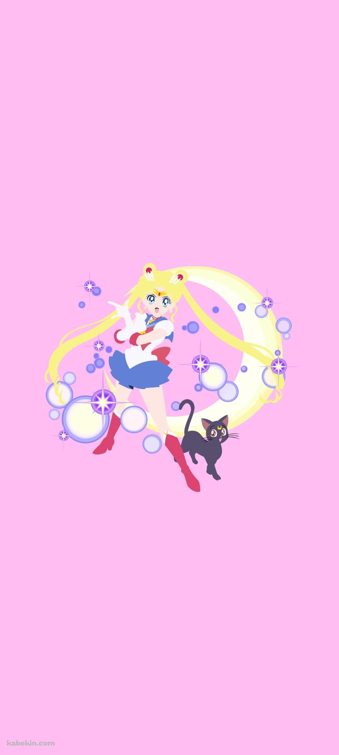 セーラームーン / 月野うさぎ / ルナ / ベクターのAndroidの壁紙(1080px x 2400px) スマホ用