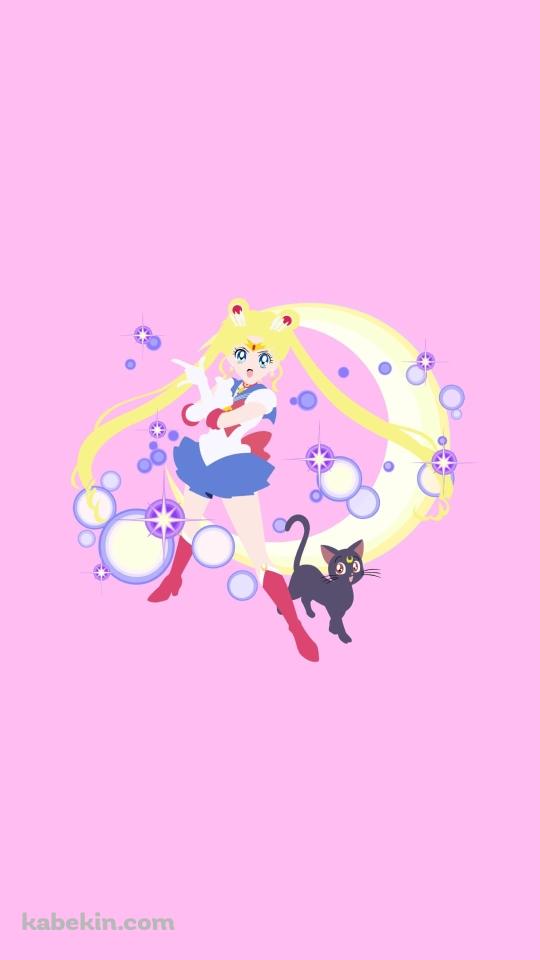セーラームーン / 月野うさぎ / ルナ / ベクターのAndroidの壁紙(540px x 960px) スマホ用