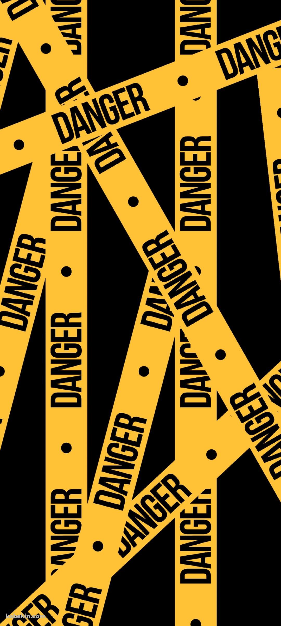 DANGER / スマホに触るなのAndroidの壁紙(1080px x 2400px) スマホ用