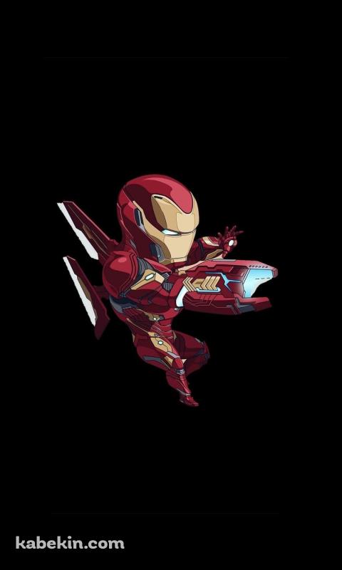 かわいいアイアンマン / cute iron manのAndroidの壁紙(480px x 800px) スマホ用