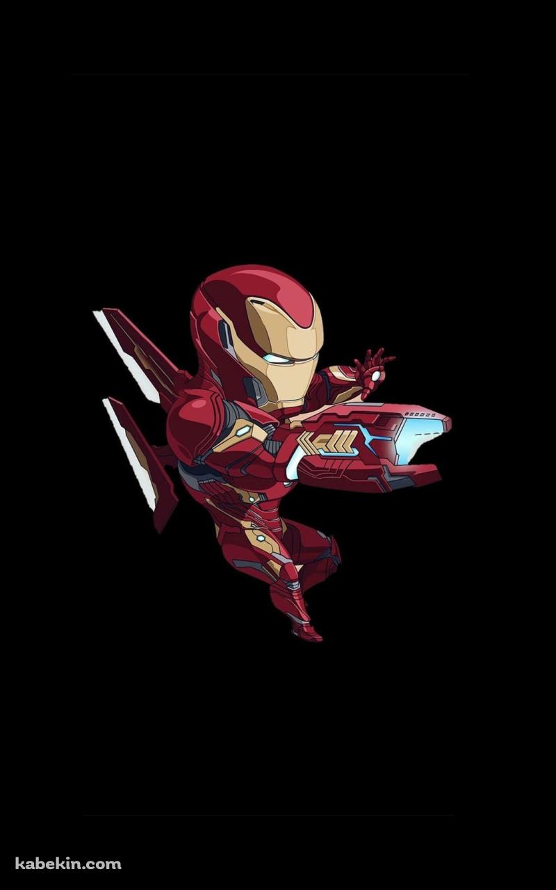 かわいいアイアンマン / cute iron manのAndroidの壁紙(800px x 1280px) スマホ用