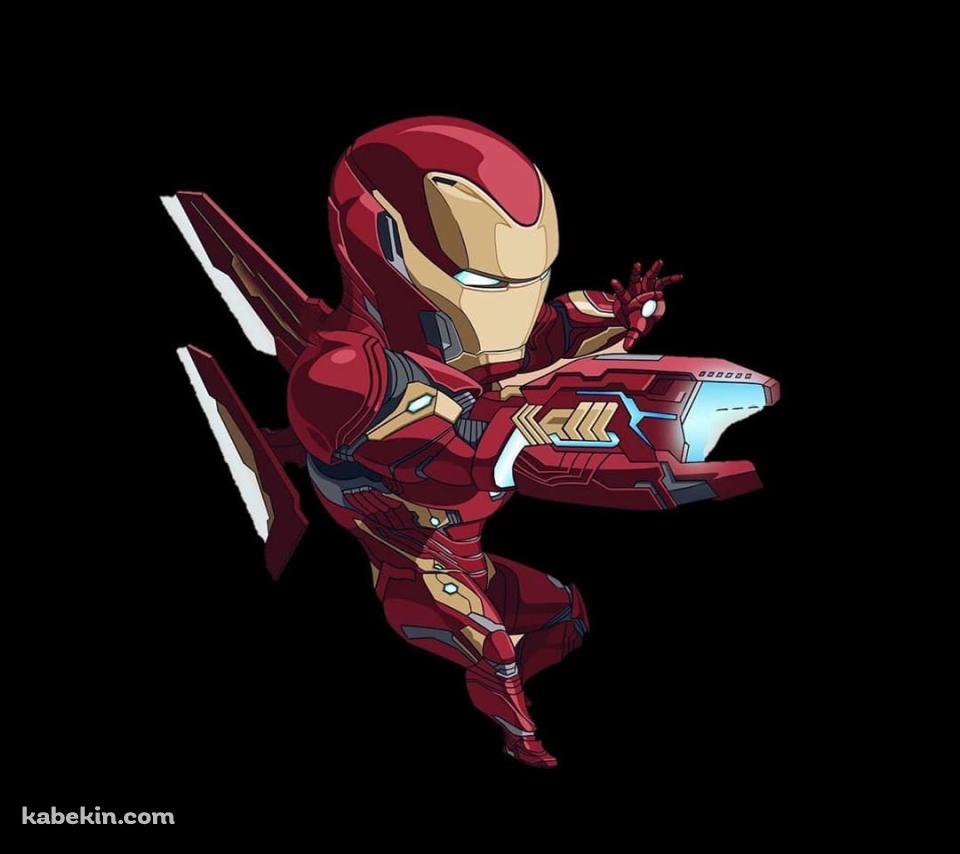 かわいいアイアンマン / cute iron manのAndroidの壁紙(960px x 854px) スマホ用