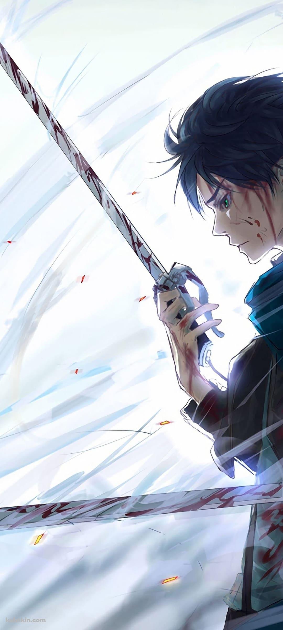 エレン・イェーガー / Eren Jaeger / 進撃の巨人のAndroidの壁紙(1080px x 2400px) スマホ用