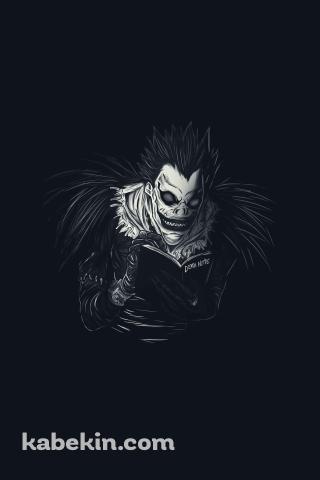 デスノートを覗く死神 リュークのAndroidの壁紙(320px x 480px) スマホ用