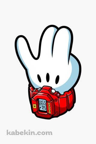 G-SHOCK クリップアートのAndroidの壁紙(320px x 480px) スマホ用