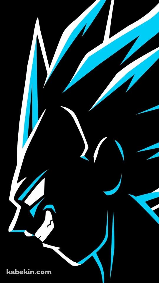 笑うベジータ / 青 / ドラゴンボールのAndroidの壁紙(540px x 960px) スマホ用