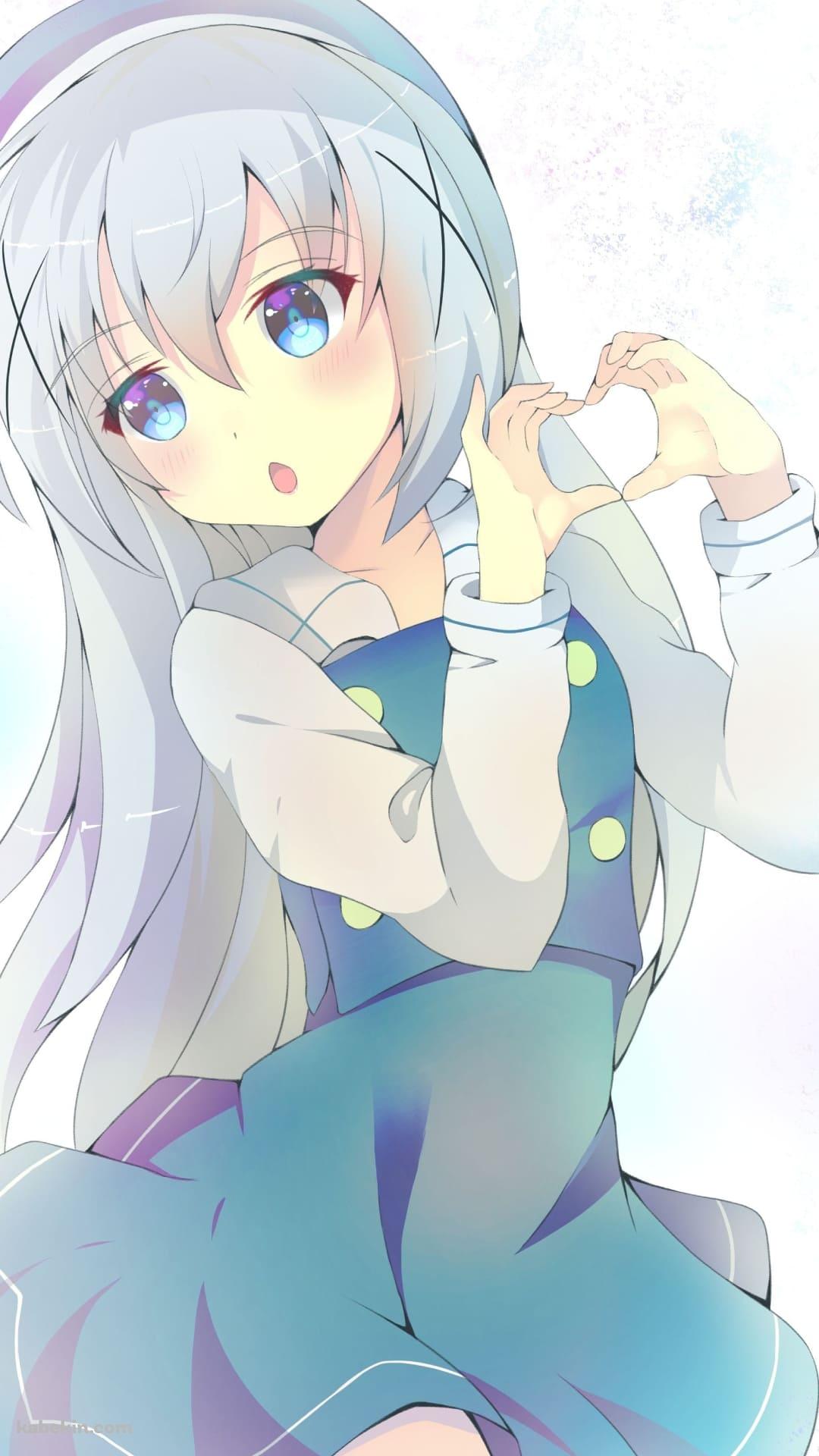 香風 智乃 / ご注文はうさぎですか? / ファンアートのAndroidの壁紙(1080px x 1920px) スマホ用