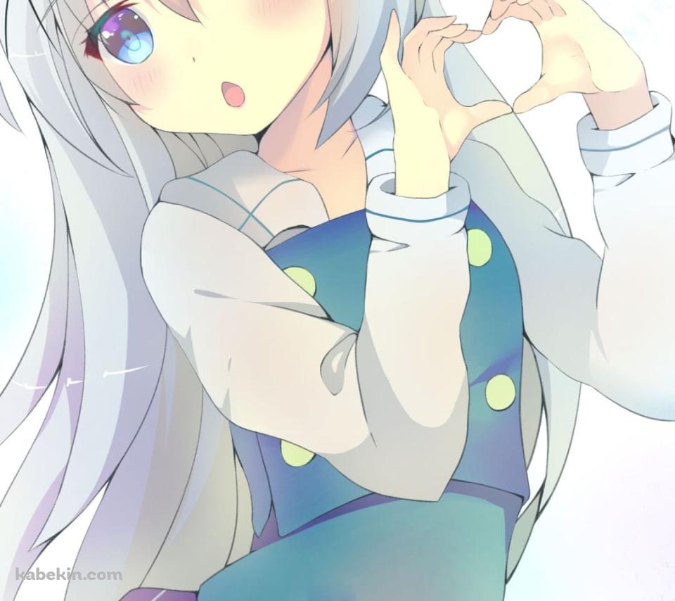 香風 智乃 / ご注文はうさぎですか? / ファンアートのAndroidの壁紙(960px x 854px) スマホ用