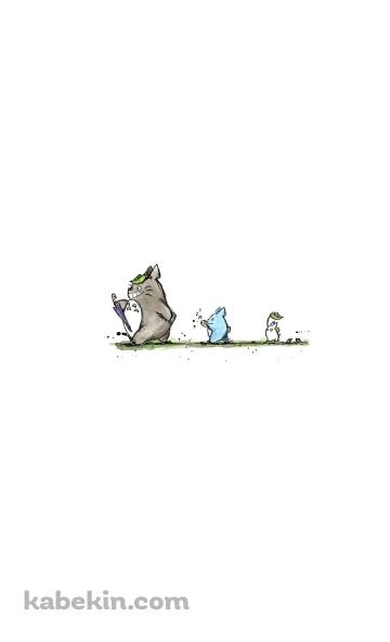 My Neighbor Totoro / トトロ / 手書き / ジブリのAndroidの壁紙(360px x 592px) スマホ用