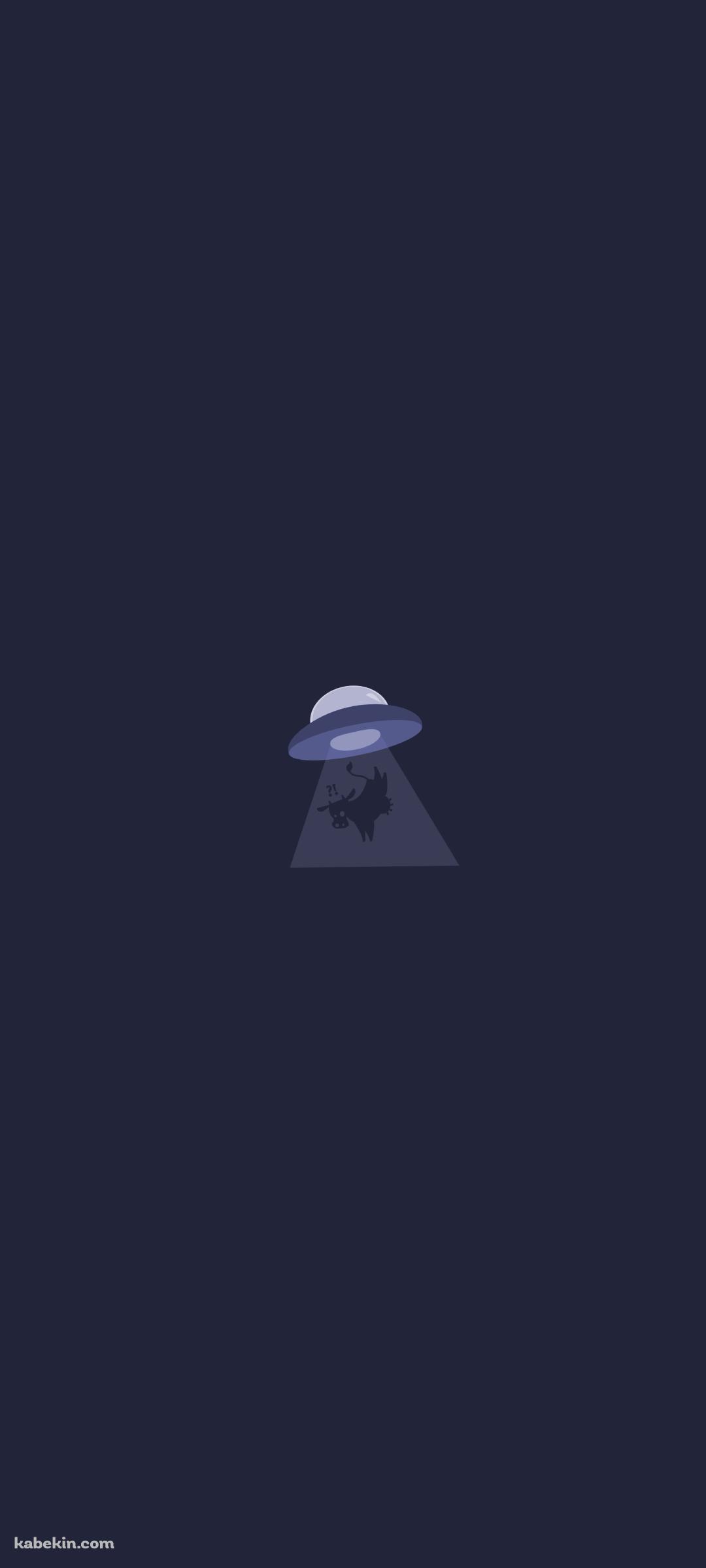 キャトルミューティレーション / UFO / 牛のAndroidの壁紙(1080px x 2400px) スマホ用