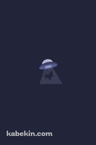 キャトルミューティレーション / UFO / 牛のAndroidの壁紙(320px x 480px) スマホ用
