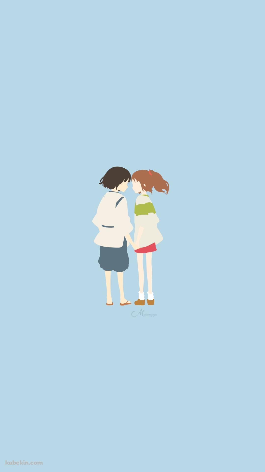 千と千尋の神隠し / ベクター / ジブリ / シンプルのAndroidの壁紙(1080px x 1920px) スマホ用