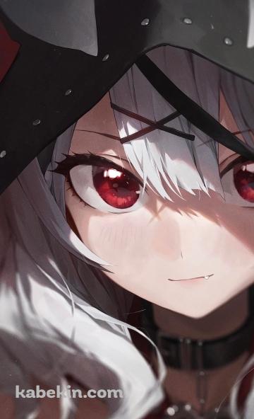 かっこいい沙花叉クロヱの顔のクローズアップ / バーチャルYouTuber / ホロライブのAndroidの壁紙(360px x 592px) スマホ用