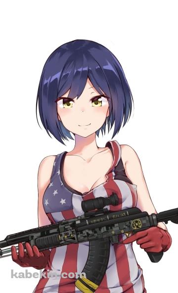 月ノ美兎 / サバゲ― / バーチャルYouTuber / にじさんじのAndroidの壁紙(360px x 592px) スマホ用