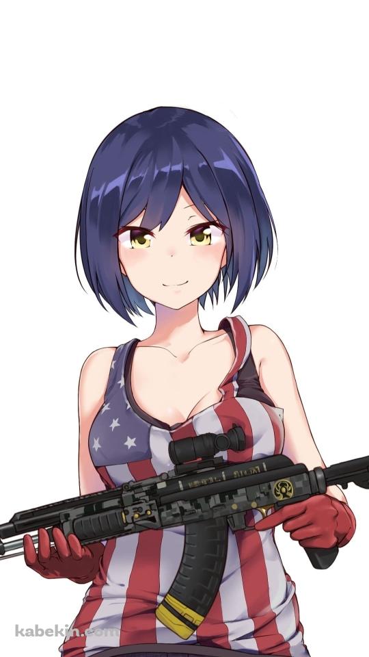 月ノ美兎 / サバゲ― / バーチャルYouTuber / にじさんじのAndroidの壁紙(540px x 960px) スマホ用