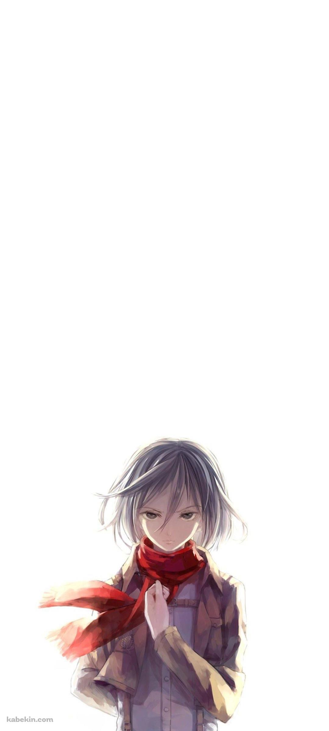 めちゃくちゃかっこいいミカサ・アッカーマン / 進撃の巨人のAndroidの壁紙(1080px x 2400px) スマホ用