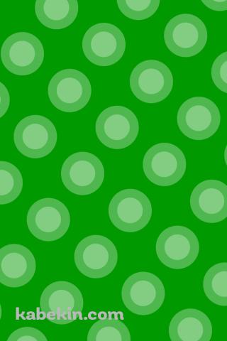 緑 ドット柄 模様のAndroidの壁紙(320px x 480px) スマホ用