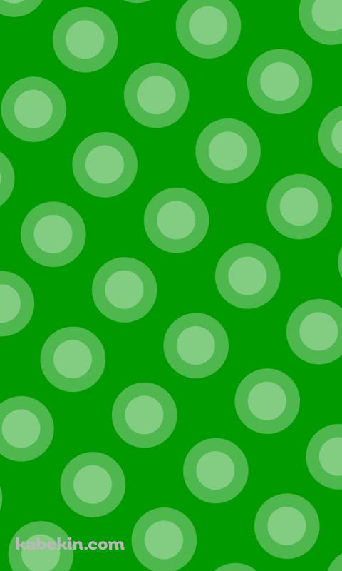 緑 ドット柄 模様のAndroidの壁紙(480px x 800px) スマホ用