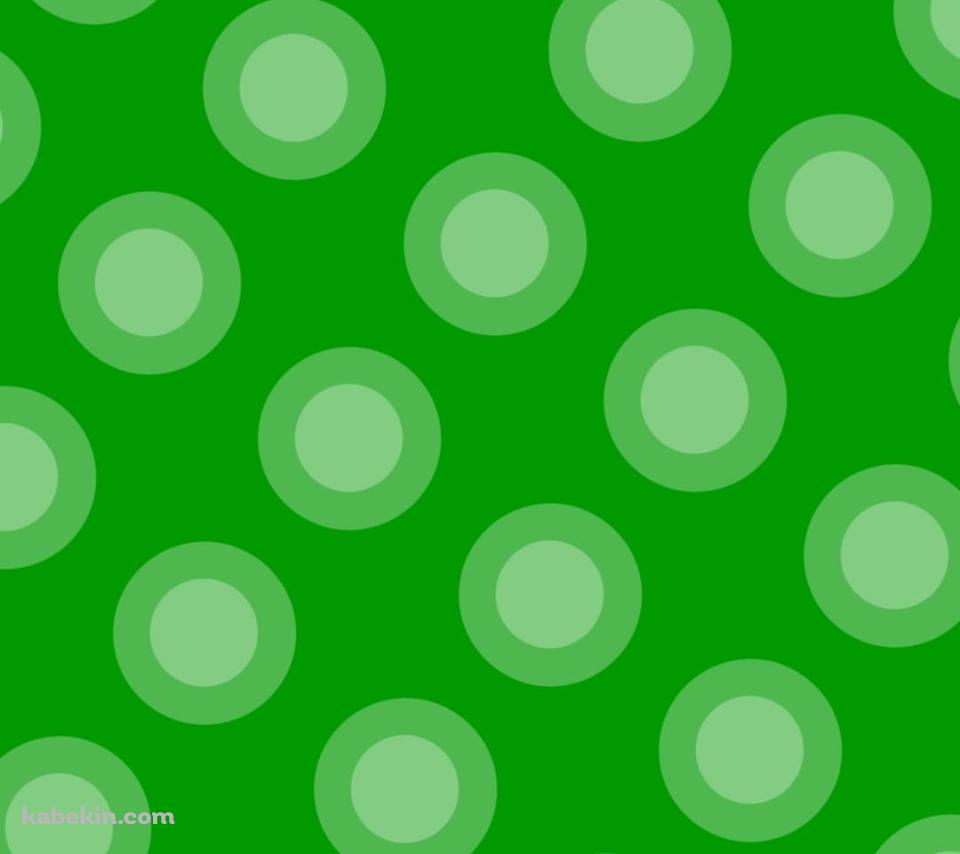 緑 ドット柄 模様のAndroidの壁紙(960px x 854px) スマホ用